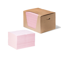 40cm * 50cm * 2mm Almofadas absorventes químicas rosa