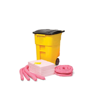 Kits de derramamento de produto químico rosa 240L
